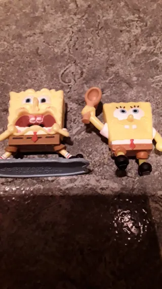 Muñecos Bob Esponja, para decorar pasteles, pascua