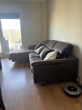 Sofá 3 plazas con arcón y chaise longue - MUDANZA