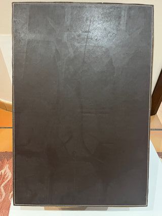 Baúl rígido polipiel marrón