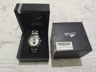 Reloj Lotus Hombre Metal Plateado