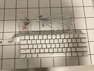 Teclado ANCODEX blanco con cable y extras