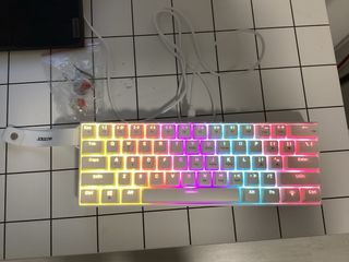 Teclado ANCODEX blanco con cable y extras