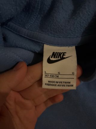 Sudadera Nike niño azul