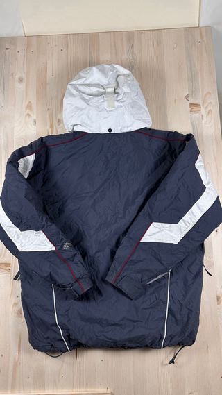 Giacca Columbia Taglia L Blu e Bianca