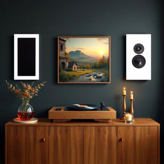 Altavoces de pared DLS Flatbox Midi Blancos