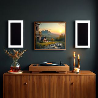 Altavoces de pared DLS Flatbox Midi Blancos