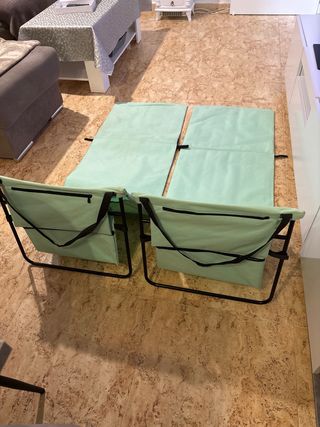 Pack 2 Sillas Playa Esterilla Plegables Tela