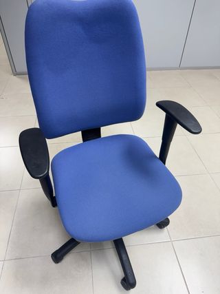 Conjunto mesa y silla oficina metal