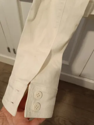 Cazadora crop Zara blanca