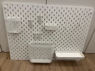 Organizador Pared Escritorio Ikea Blanco