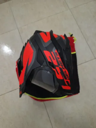 Casco LS2 701 Explorer Trail Naranja Gris Talla M