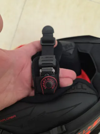 Casco LS2 701 Explorer Trail Naranja Gris Talla M