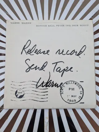 Vinilo Jazz Warne Marsh Ronnie Ball Peter Ind