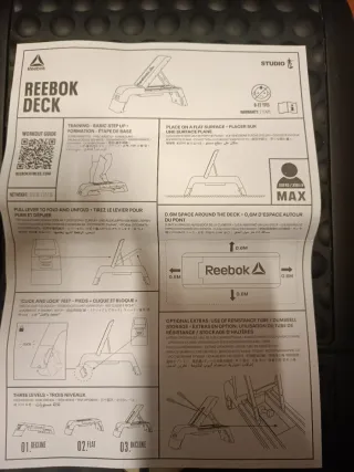 Reebok Deck: Banco de Musculación y Step 2 en 1