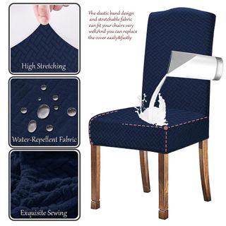 6 Fundas Elásticas para Sillas de Comedor