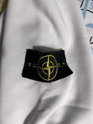 Sudadera Stone Island Talla M Blanca