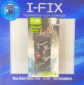 Coluna Bluetooth Portátil M2-TEC Stereo BT Speaker