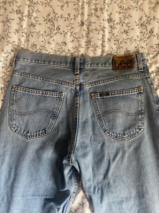 Vaqueros Lee Vintage Azules