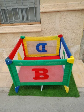 Parque infantil portátil como nuevo