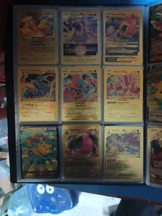 Cartas Pokémon Doradas