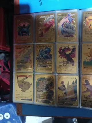 Cartas Pokémon Doradas
