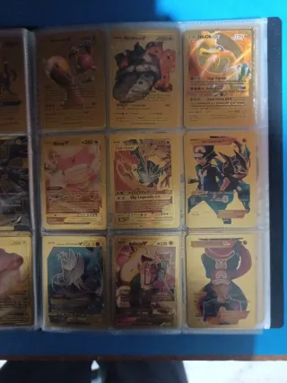 Cartas Pokémon Doradas
