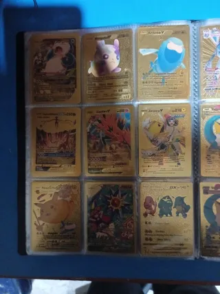 Cartas Pokémon Doradas