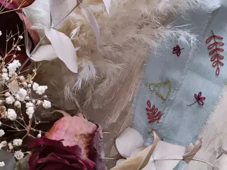 Cinta ramo novia virgen del rocío.