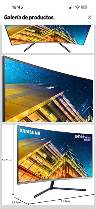 Monitor Samsung 32 Curvo 4K