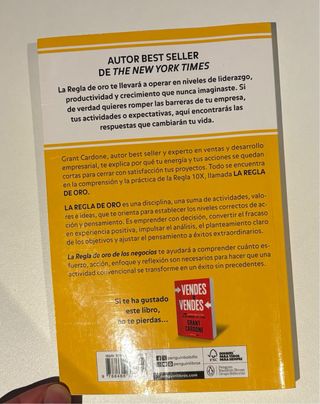 La regla de oro de los negocios.