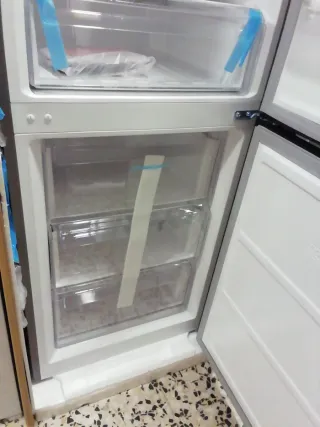 Frigorífico combi Corbero Inox 185x60x60cm fondo