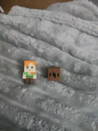Figuras Minecraft Alex y Bloque