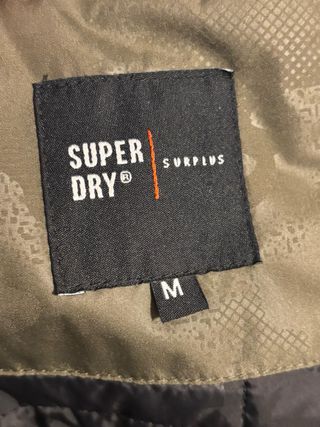 Cazadora Bomber Superdry Larga Verde