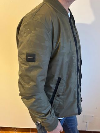 Cazadora Bomber Superdry Larga Verde