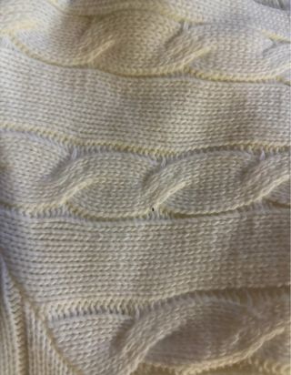 Polo Ralph Lauren Sudadera Blanca Cable Knit