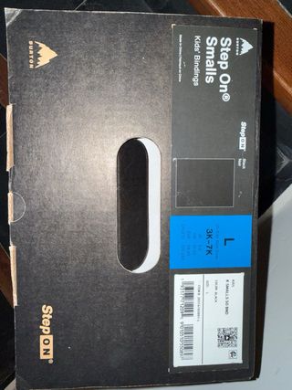 Fissazioni snowboard Burton Step On Junior taglia L