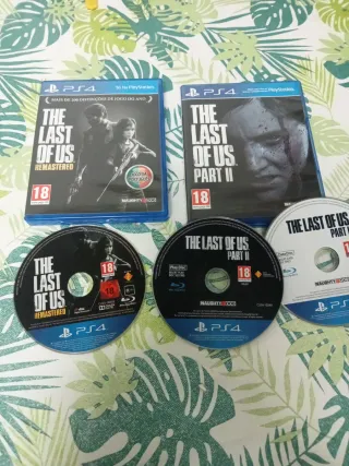 Lote The Last of Us 1 y Part II PS4 idioma español