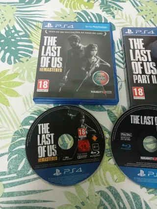 Lote The Last of Us 1 y Part II PS4 idioma español