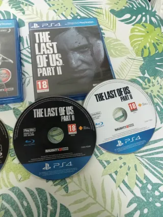 Lote The Last of Us 1 y Part II PS4 idioma español