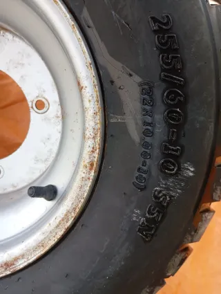 4 Ruedas Quad ATV 255/60-10 con Llanta