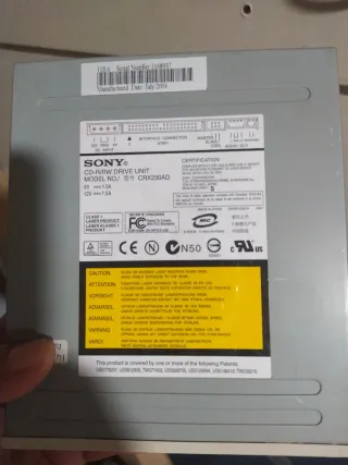 Lote 5 Unidades: Grabadoras DVD LG y Sony