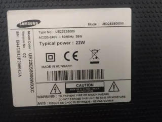 Televisor Samsung 22 Negro