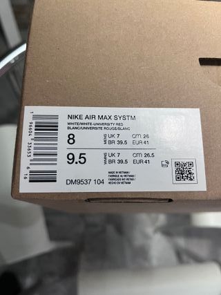 Zapatillas Nike Air Max Systm - T41 - como nuevas