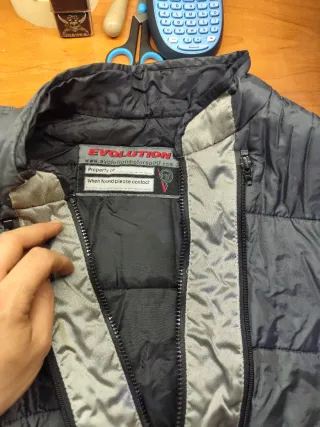 Chaqueta moto interior