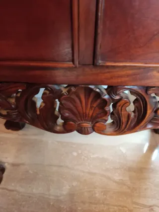 Mueble auxiliar estilo Chippendale, sin envío