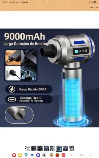 Aspirador i soplador de mano nuevo precintado