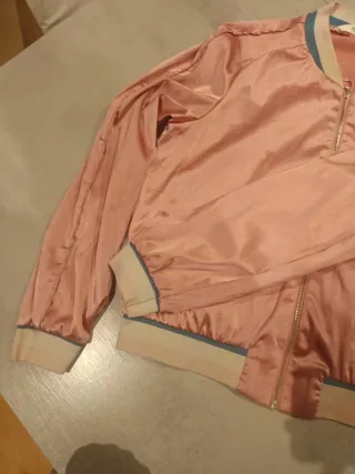 Chaqueta rosa niña Mango