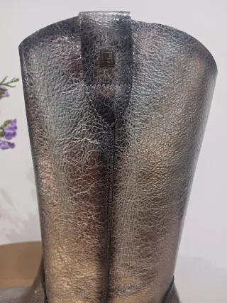 Botas Jose Saenz Cowboy Plateadas Talla 39