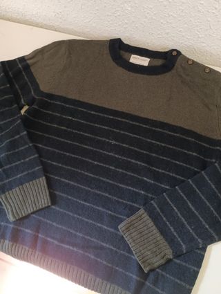 Jersey Green Coast Talla M Rayas