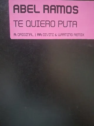 Vinilo Abel Ramos - Te Quiero Puta